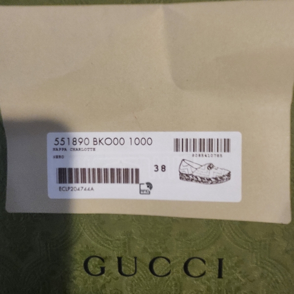 *Price Drop* Gucci Leather espadrille with Double G  - Picture 4 of 4